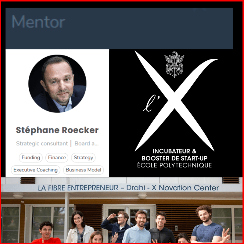 Nomination as a business mentor at the X_UP incubator (Ecole Polytechnique de Paris)