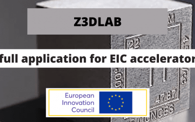 Business coach for the full proposal to EIC accelerator - Additive Manufacturing and Advanced Materials