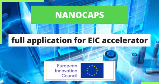 Business coach for the full proposal to EIC accelerator – Supercapacitors GreenTech