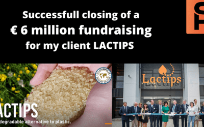 Fundraising round of over € 6 million for my client LACTIPS